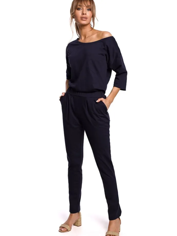 Jumpsuit in Dunkelblau