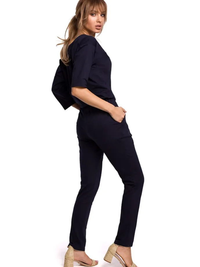 Jumpsuit in Dunkelblau