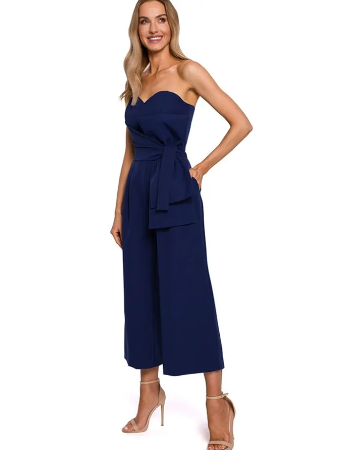 Jumpsuit in Dunkelblau
