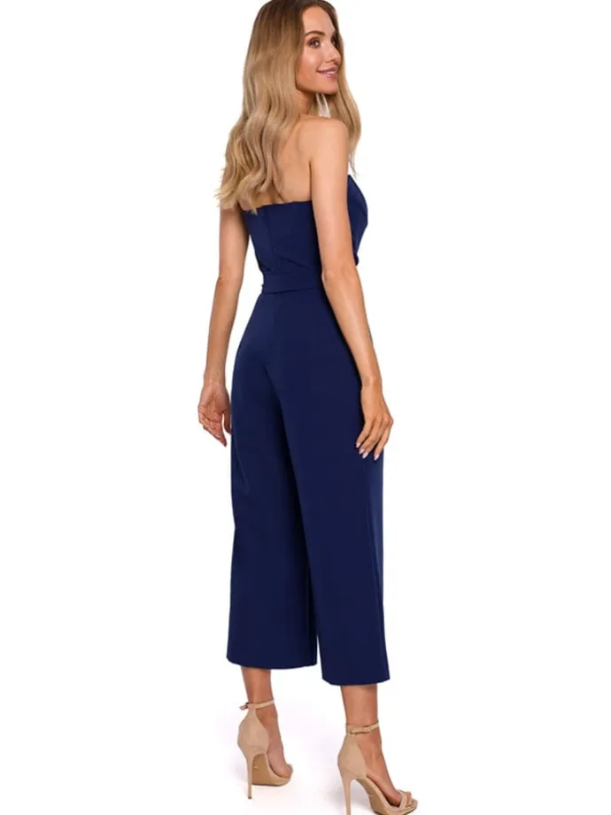 Jumpsuit in Dunkelblau
