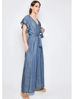 Jumpsuit in Dunkelblau
