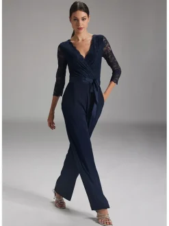 Jumpsuit in Dunkelblau