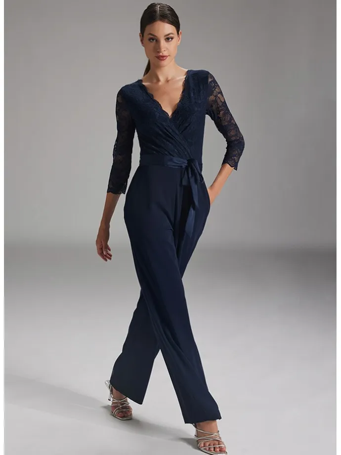 Jumpsuit in Dunkelblau