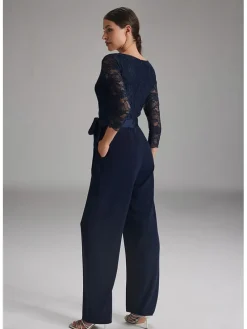 Jumpsuit in Dunkelblau