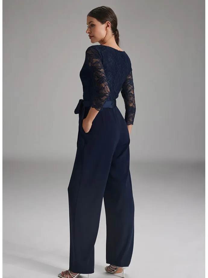 Jumpsuit in Dunkelblau