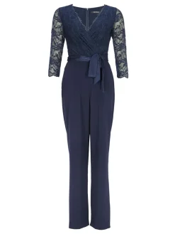 Jumpsuit in Dunkelblau