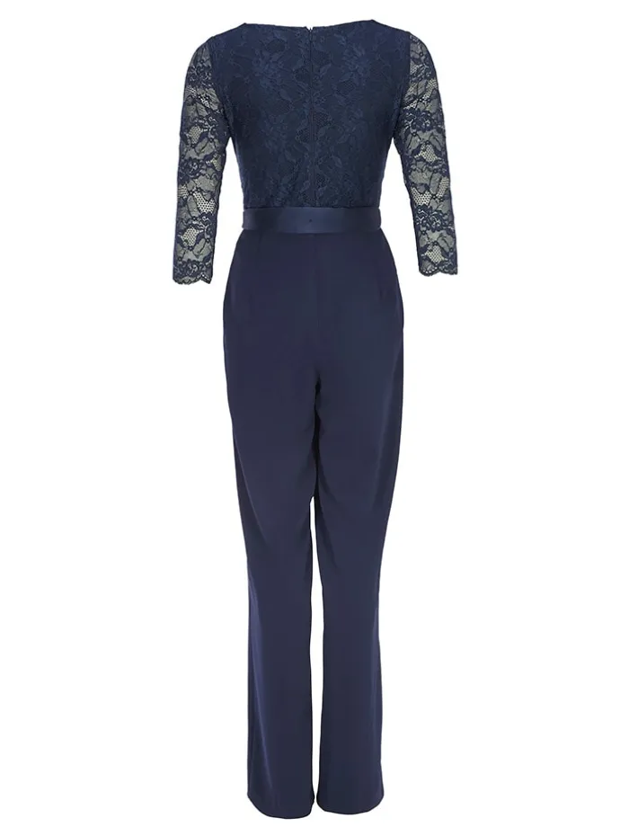 Jumpsuit in Dunkelblau