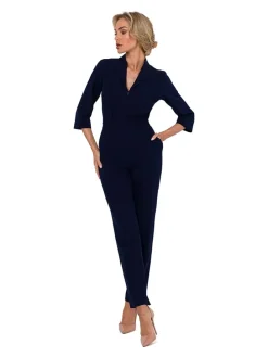 Jumpsuit in Dunkelblau