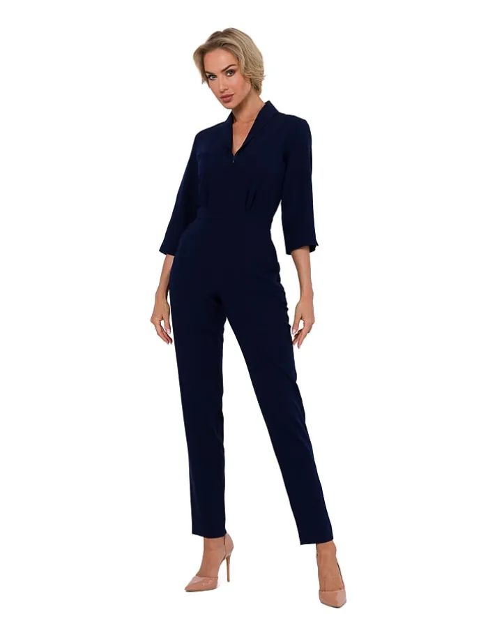 Jumpsuit in Dunkelblau