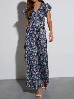 Jumpsuit in Dunkelblau