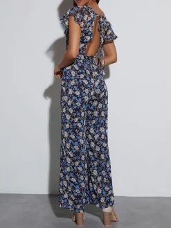 Jumpsuit in Dunkelblau