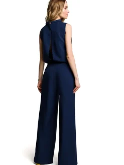 Jumpsuit in Dunkelblau