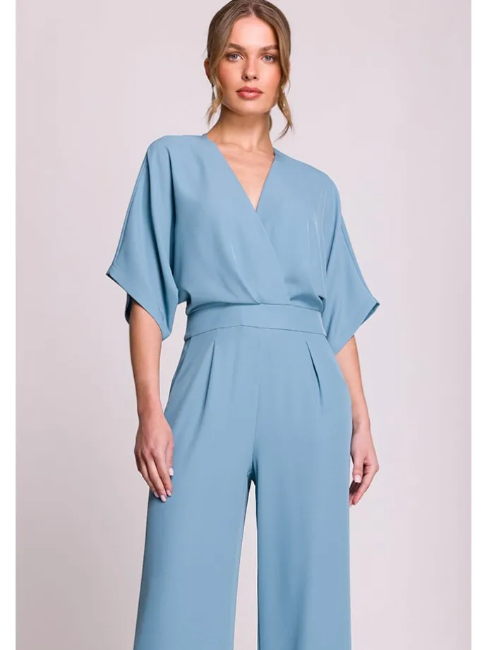 Jumpsuit in Hellblau