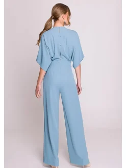Jumpsuit in Hellblau