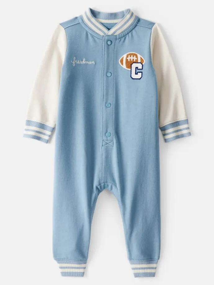 Jumpsuit in Hellblau