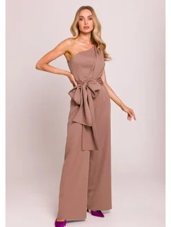 Jumpsuit in Hellbraun