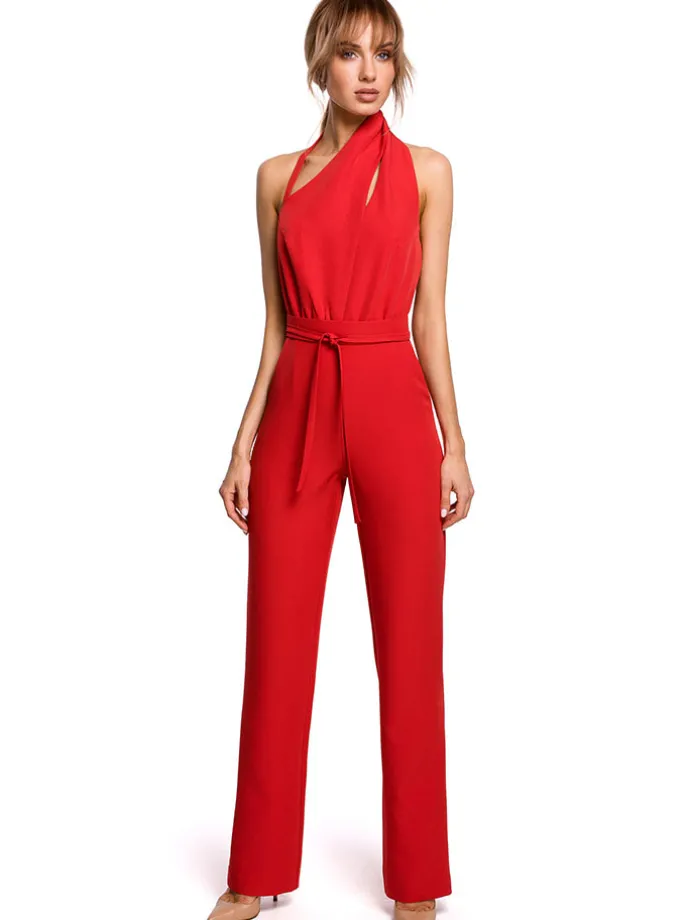 Jumpsuit in Rot
