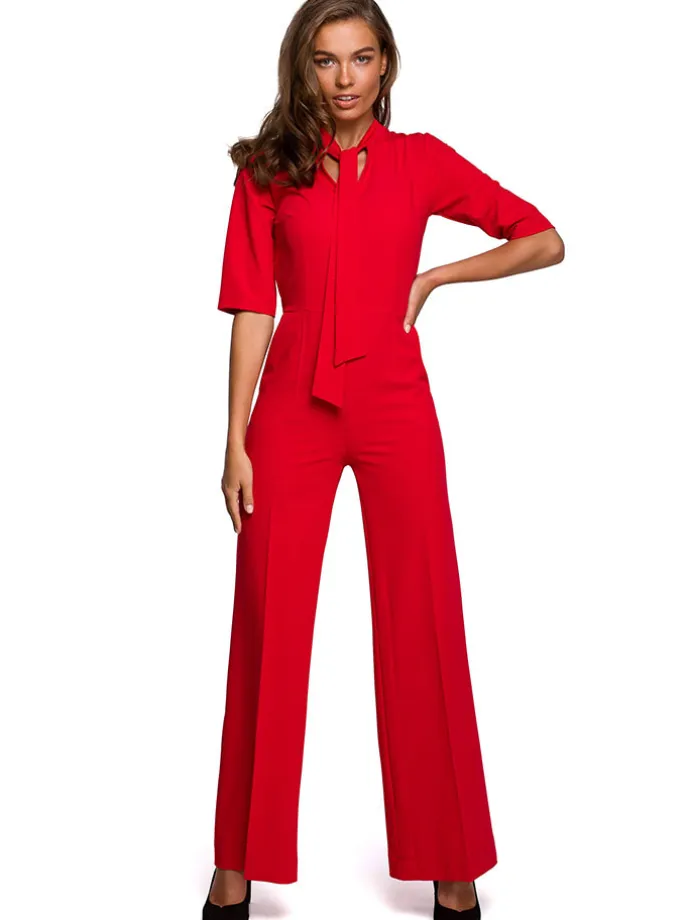 Jumpsuit in Rot