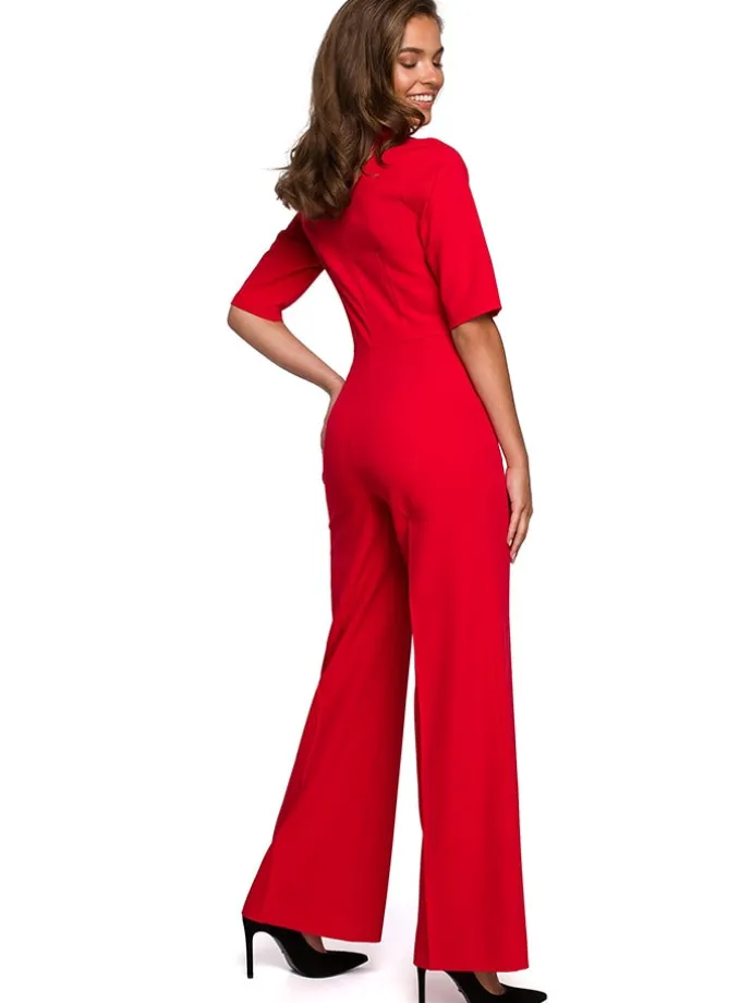 Jumpsuit in Rot