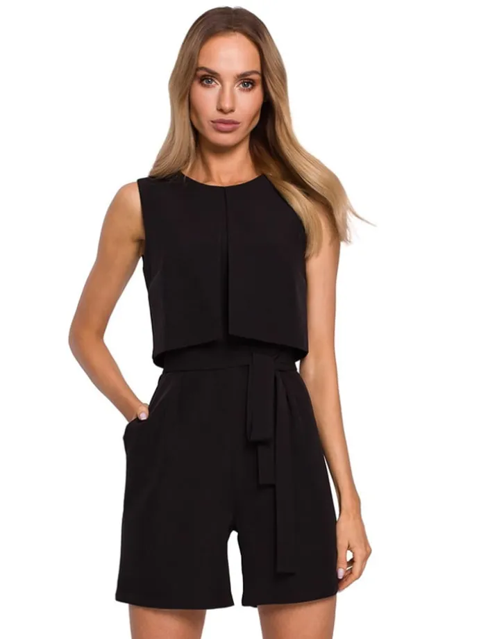 Jumpsuit in Schwarz