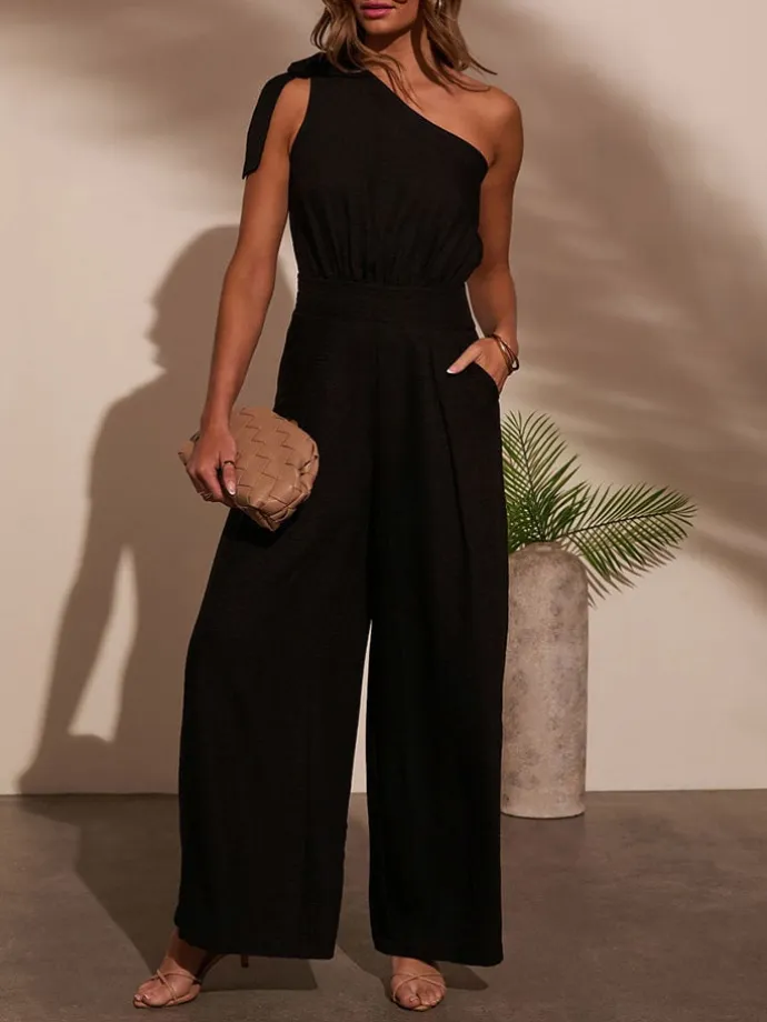 Jumpsuit in Schwarz