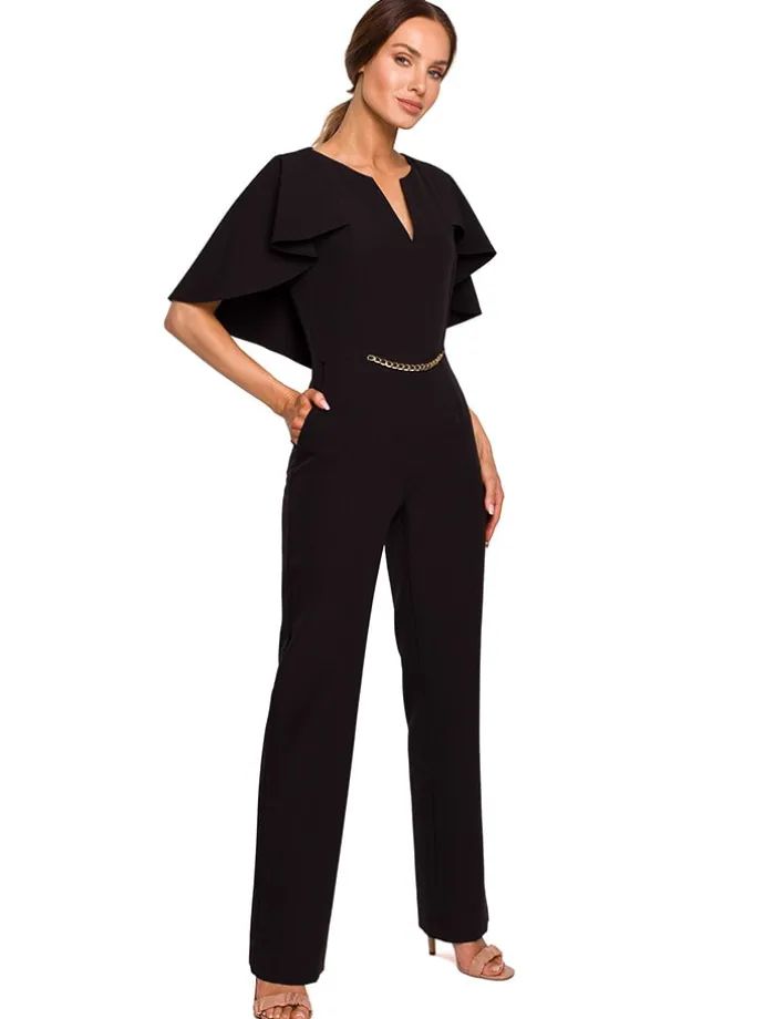 Jumpsuit in Schwarz
