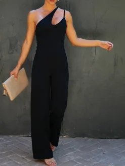 Jumpsuit in Schwarz