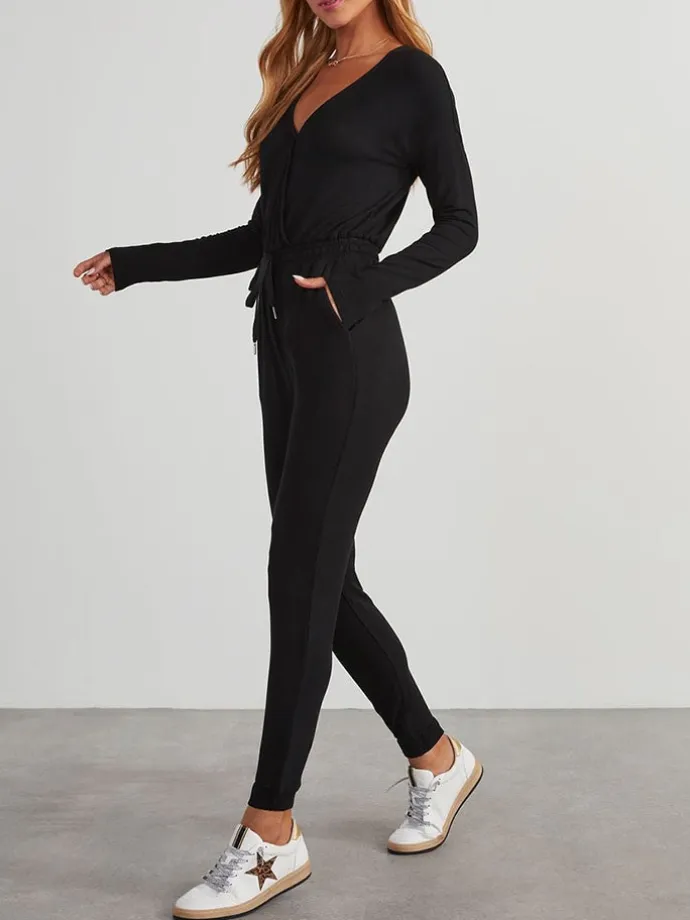 Jumpsuit in Schwarz