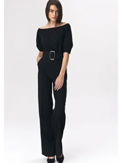Jumpsuit in Schwarz