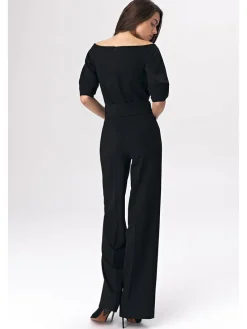 Jumpsuit in Schwarz
