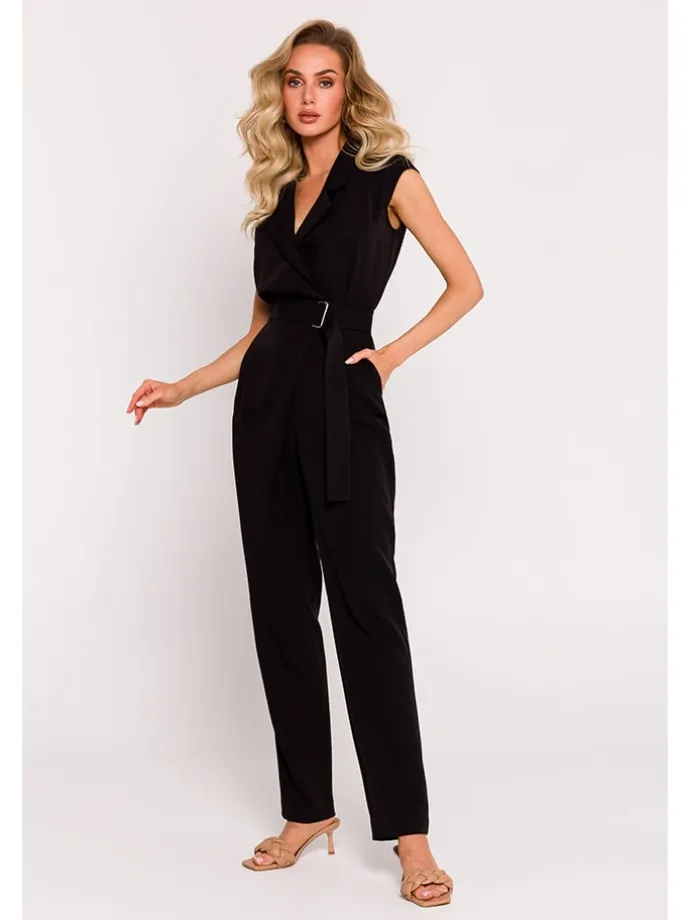 Jumpsuit in Schwarz