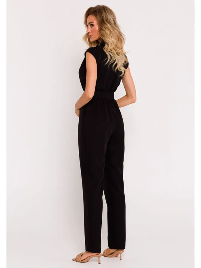 Jumpsuit in Schwarz