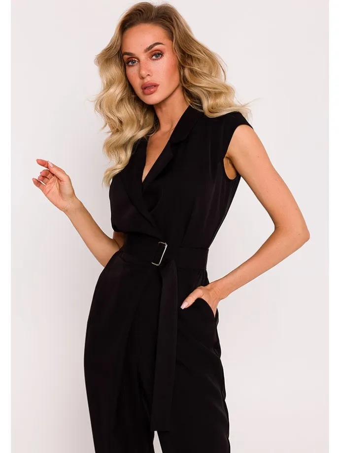 Jumpsuit in Schwarz