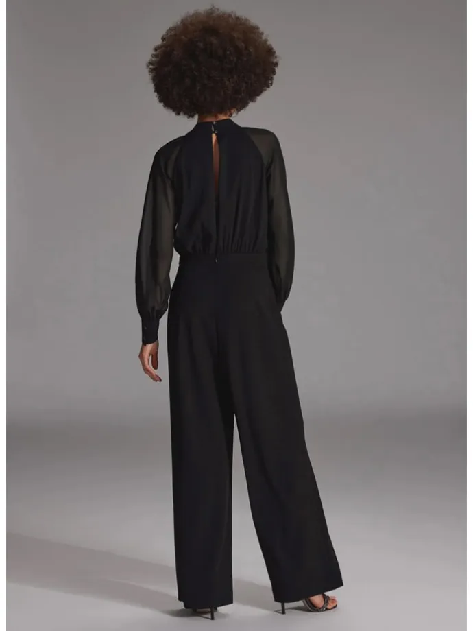 Jumpsuit in Schwarz