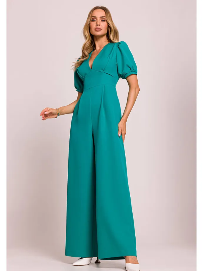 Jumpsuit in Türkis
