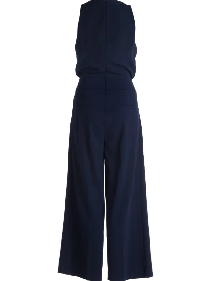 Jumpsuit mit Bindegürtel in Night Sky