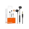 Kabelgebundene In-Ear Kopfhörer 3,5mm Aux (schwarz)
