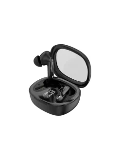 Kabellose Ohrhörer Kopfhörer 320 mAh Bluetooth 5.3 In-Ear Kopfhörer Schwarz