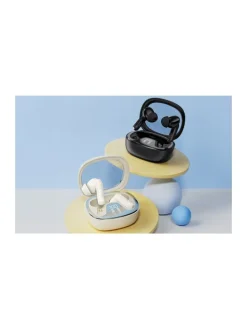 Kabellose Ohrhörer Kopfhörer 320 mAh Bluetooth 5.3 In-Ear Kopfhörer Beige