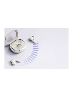 Kabellose Ohrhörer Kopfhörer 320 mAh Bluetooth 5.3 In-Ear Kopfhörer Beige
