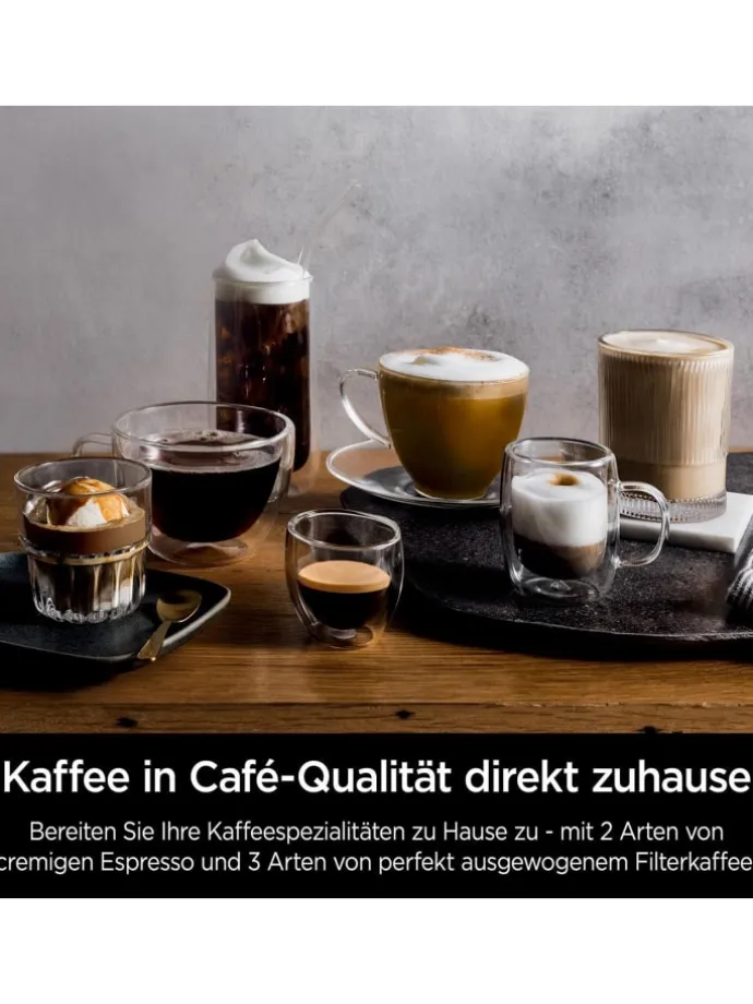 Kaffeevollautomat Luxe Café Essential ES501EU in silber