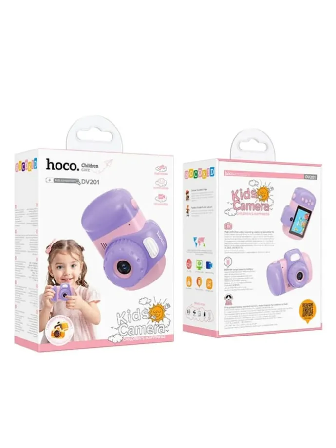 Kamera für Kinder 600 mAh Full HD-Auflösung 1920x1080 2,4-Zoll in Pink