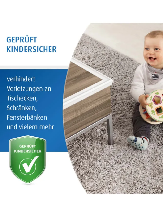Kantenschutz soft weiß in Weiß ab 0 Monate