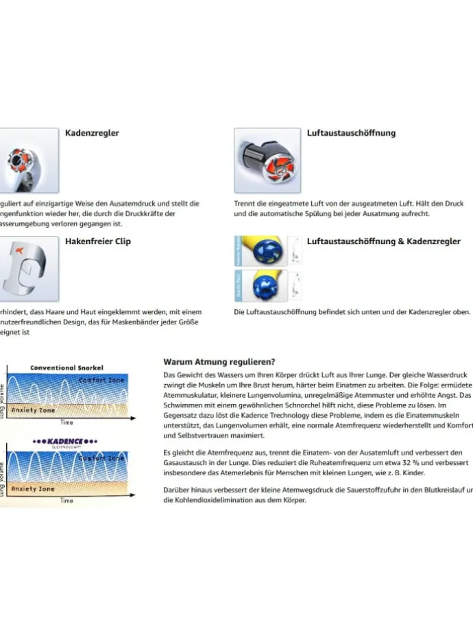Kapitol Reef 3-teiliges Taucherset Flossen Maske Schnorchel Profiqualität rot