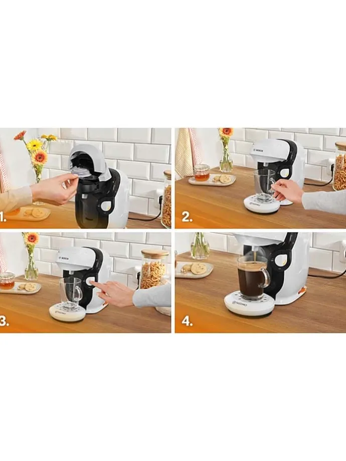 Kapselmaschine "Tassimo Style" in Weiß