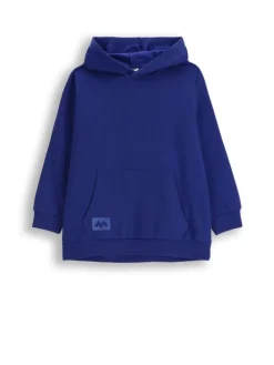 Kapuzenpullover in blau