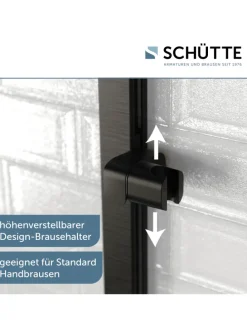 KARIBIK Brausestange, Schwarz matt