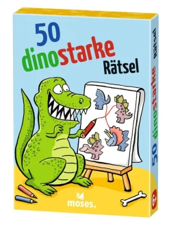 Kartenspiel "50 dinostarke Rätsel" - ab 6 Jahren