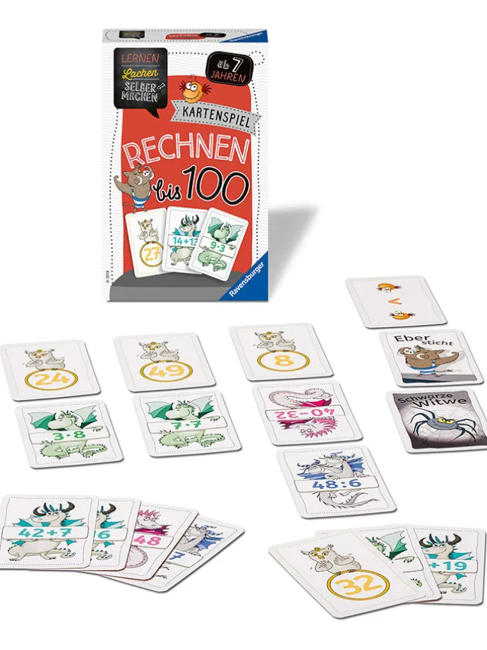 Kartenspiel "Rechnen bis 100" - ab 7 Jahren