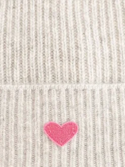 Kaschmir-Beanie in Grau/ Grau